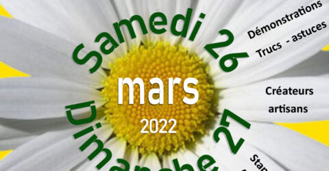Affiche "Le printemps au naturel" au prieuré de Pommegorge