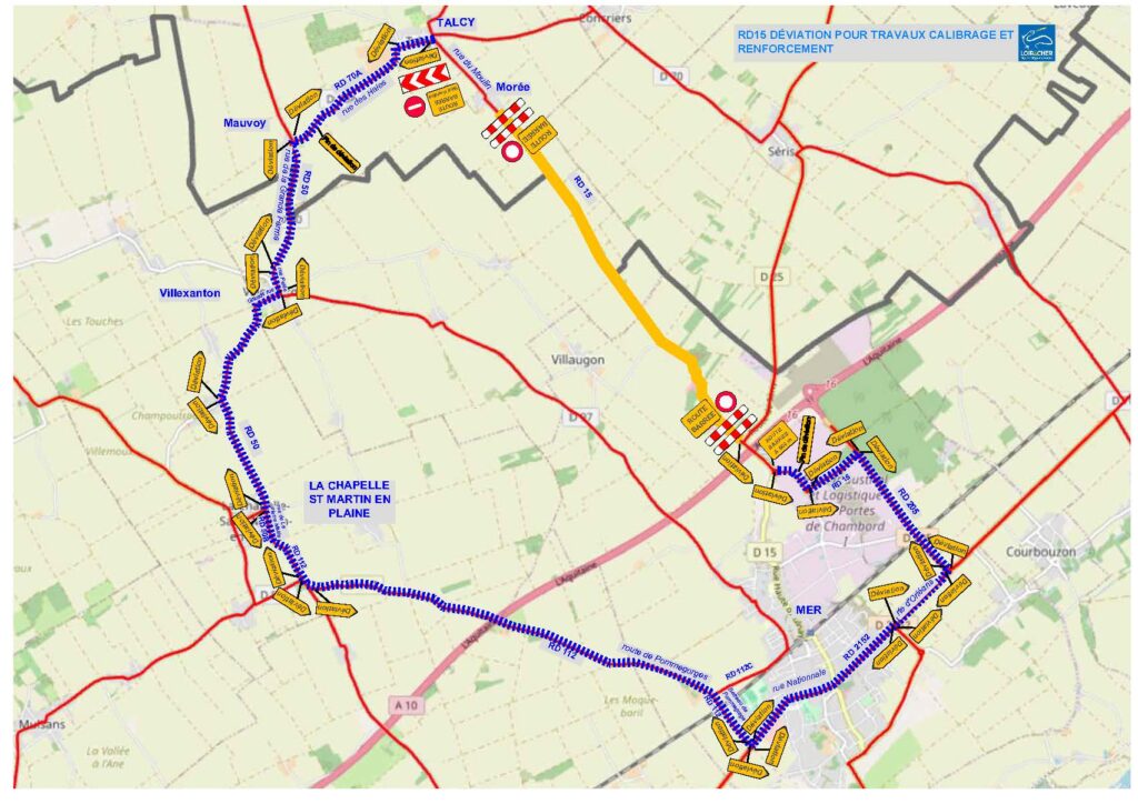 Plan de déviation